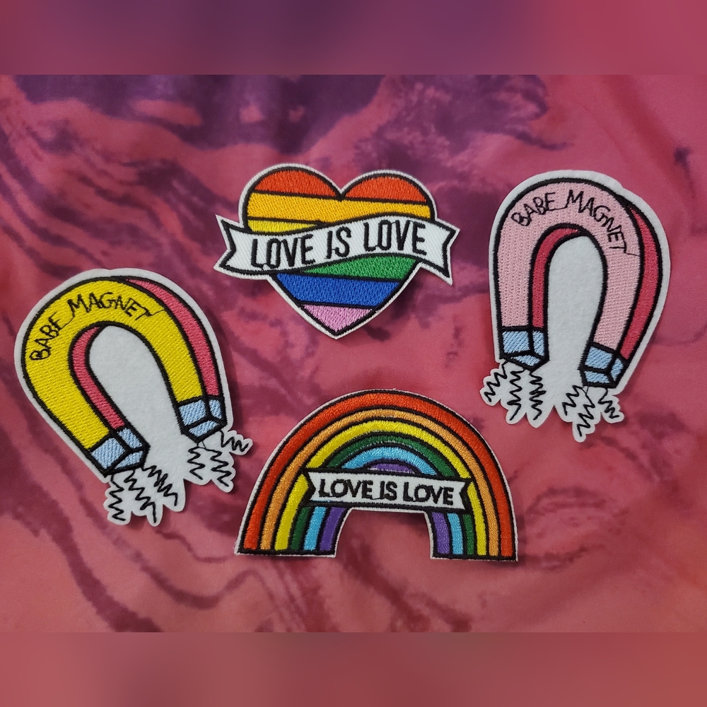 🏳️‍🌈🌈 Set of Iron-On Patches